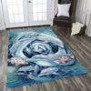 Dolphin Ocean Art Rug Sport Decor Gift Floor Decor Living Room Carpet Rug Area Rug - 0d2fe72e6108