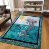 Dolphin Playing Rug Sport Decor Gift Floor Decor Living Room Carpet Rug Area Rug - e72fdeb3f4de