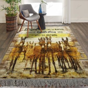 Donkey Blessed Rug Sport Decor Gift Floor Decor Living Room Carpet Rug Area Rug - b185912ac7f9