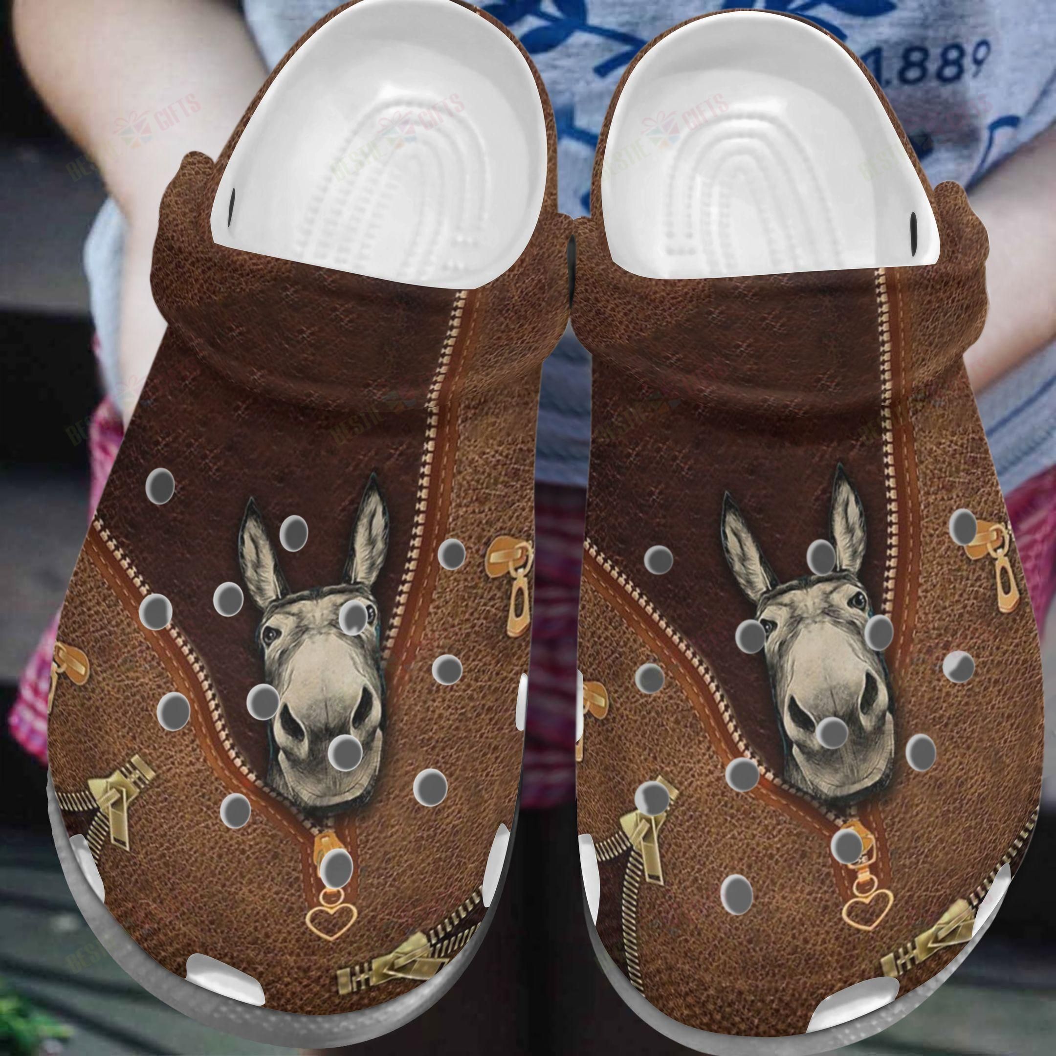 Donkey Crocs Clog Classic Clog Cool Donkey Zipper Shoes Donkey Crocs Clog Classic Clog Cool Donkey Zipper Shoes