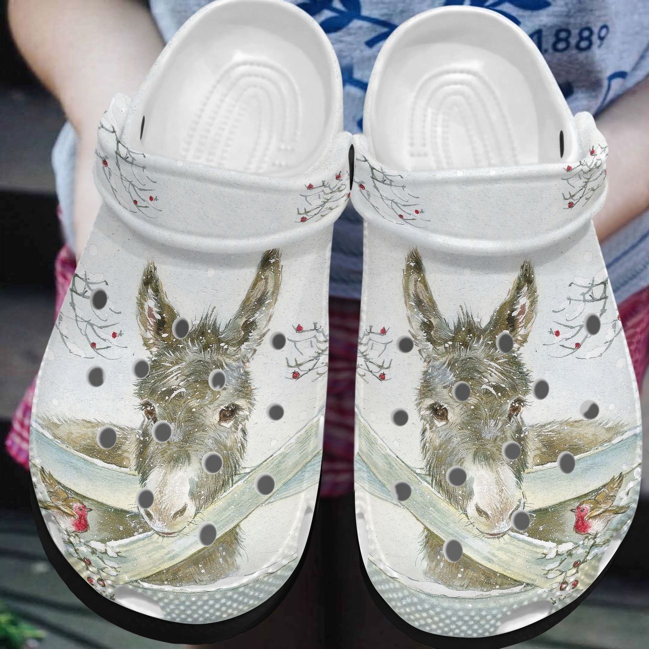 Donkey Personalized Clog Custom Crocs Comfortablefashion Style Comfortable For Women Men Kid Print 3D Donkey Snow Donkey Personalized Clog Custom Crocs Comfortablefashion Style Comfortable For Women Men Kid Print 3D Donkey Snow
