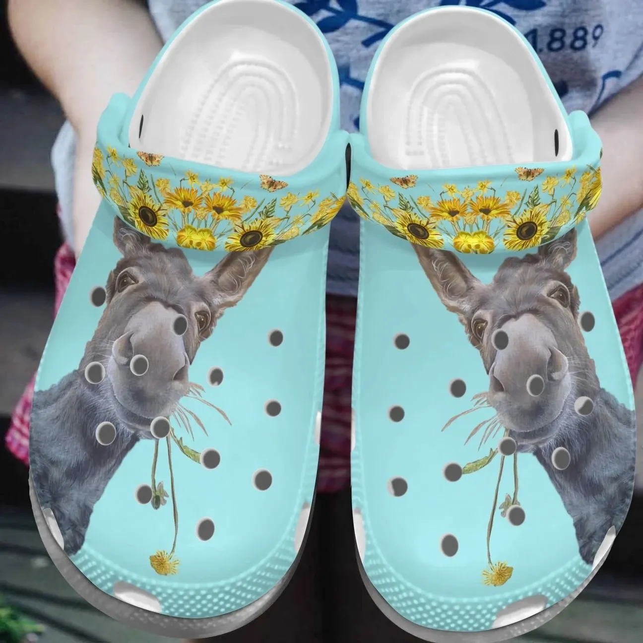 Donkey Personalized Clog Custom Crocs Comfortablefashion Style Comfortable For Women Men Kid Print 3D Funny Donkey Donkey Personalized Clog Custom Crocs Comfortablefashion Style Comfortable For Women Men Kid Print 3D Funny Donkey