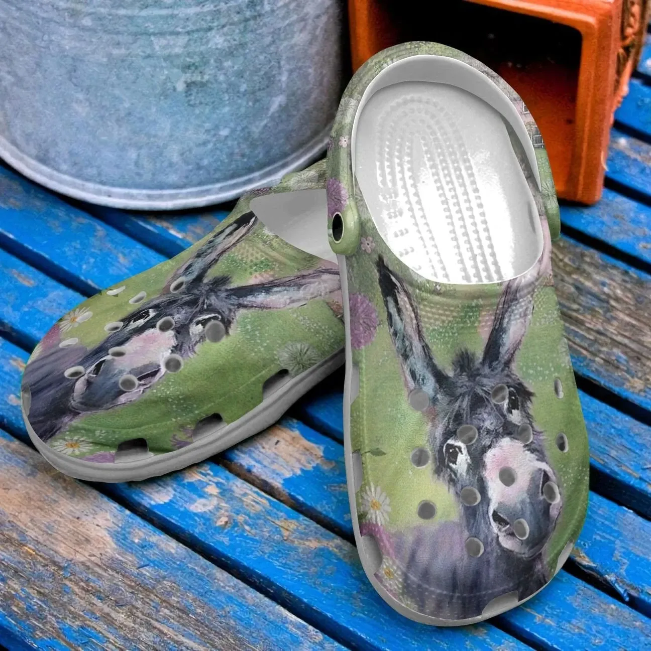 Donkey Personalized Clog Custom Crocs Comfortablefashion Style Comfortable For Women Men Kid Print 3D Happy Life Donkey Personalized Clog Custom Crocs Comfortablefashion Style Comfortable For Women Men Kid Print 3D Happy Life
