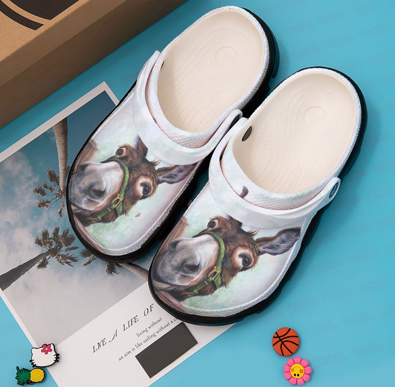 Donkey Personalized Clog Custom Crocs Comfortablefashion Style Comfortable For Women Men Kid Print 3D Over The Fence Donkey Personalized Clog Custom Crocs Comfortablefashion Style Comfortable For Women Men Kid Print 3D Over The Fence