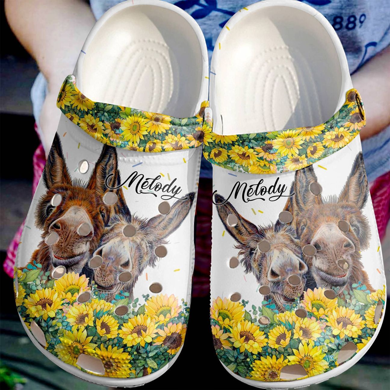 Donkey Personalized Personalize Clog Custom Crocs Fashionstyle Comfortable For Women Men Kid Print 3D Lovely Donkey Donkey Personalized Personalize Clog Custom Crocs Fashionstyle Comfortable For Women Men Kid Print 3D Lovely Donkey