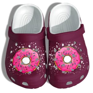 Donut Cake Cute Funny Shoes Crocs Clog – Doughnuts  Shoes Gifts  Girls Love Pancake For Mens And Womens