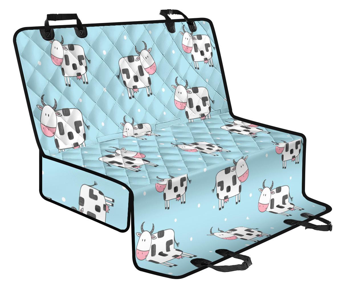 Doodle Cow Pattern Print Pet Car Back Seat Cover - d39703dc0f23 Doodle Cow Pattern Print Pet Car Back Seat Cover - d39703dc0f23