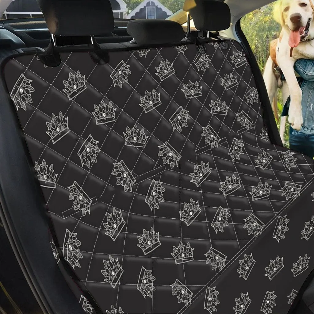 Doodle Crown Pattern Print Car Back Seat Cover Dog Car Seat Covers - f39904d18579 Doodle Crown Pattern Print Car Back Seat Cover Dog Car Seat Covers - f39904d18579