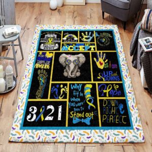 Down Syndrome Rug Sport Decor Gift Floor Decor Living Room Carpet Rug Area Rug - ead74b1dbe0f
