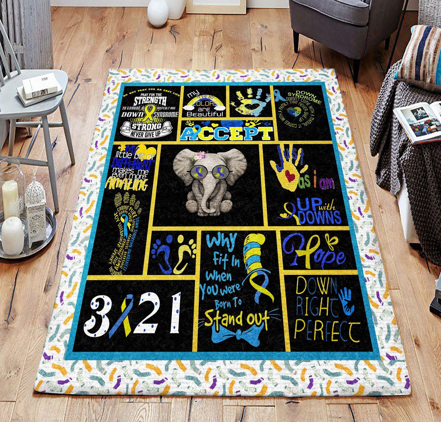 Down Syndrome Rug Sport Decor Gift Floor Decor Living Room Carpet Rug Area Rug - ead74b1dbe0f Down Syndrome Rug Sport Decor Gift Floor Decor Living Room Carpet Rug Area Rug - ead74b1dbe0f