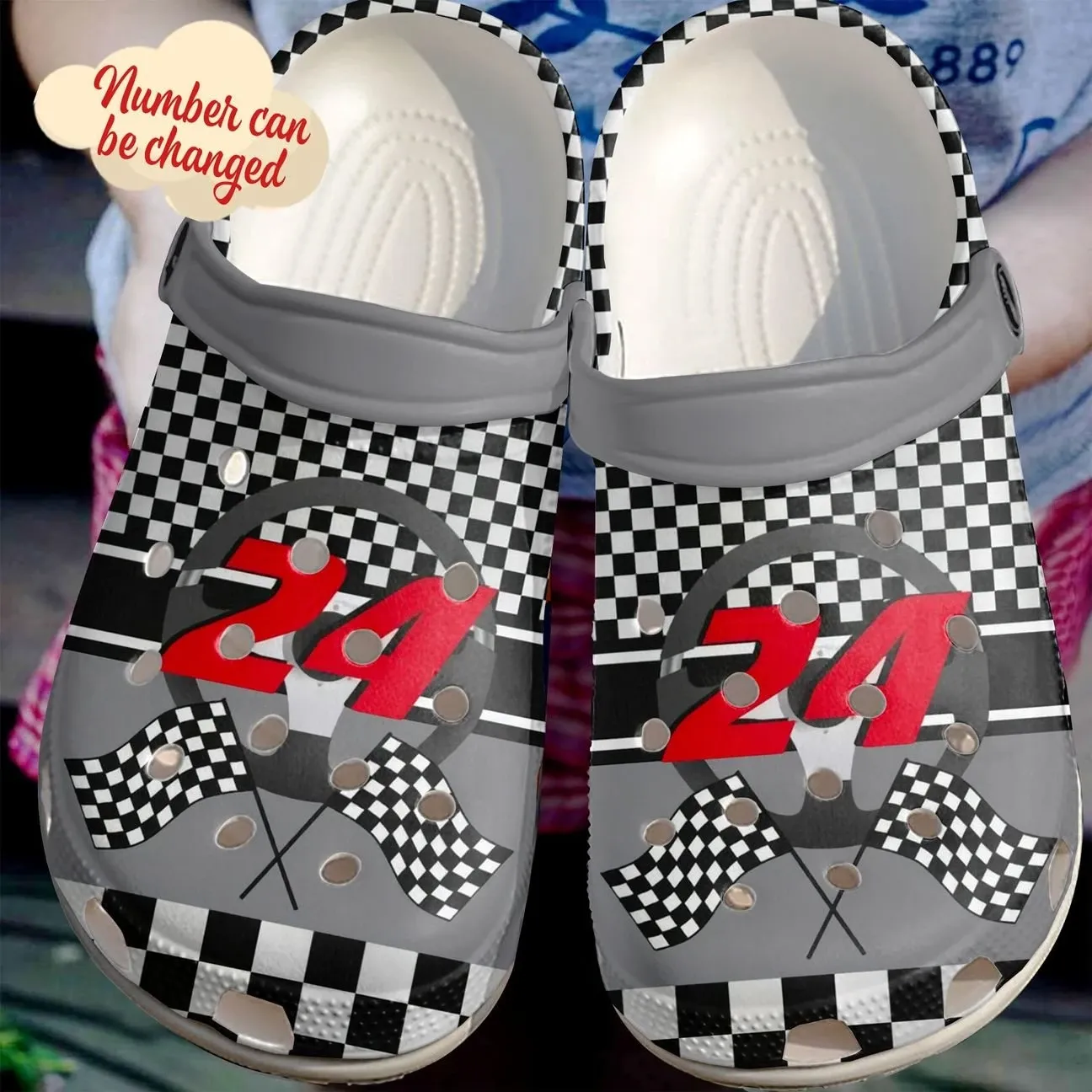 Drag Racer Personalized Clog Custom Crocs Comfortablefashion Style Comfortable For Women Men Kid Print 3D The Racer Drag Racer Personalized Clog Custom Crocs Comfortablefashion Style Comfortable For Women Men Kid Print 3D The Racer