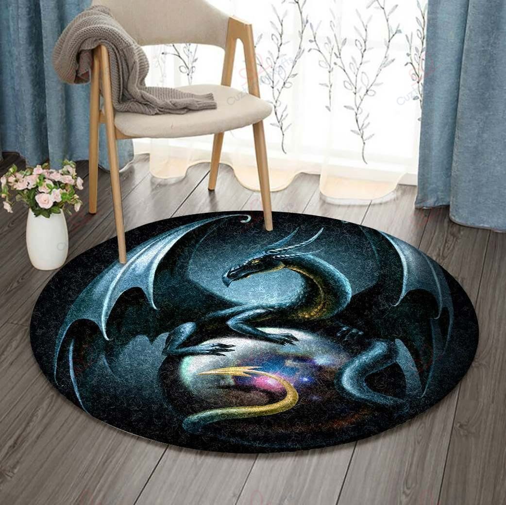 Dragon Painting 2 Round Carpet Floor Rug Living Room Bedroom Decor Round Area Rug Carpet Dragon Painting 2 Round Carpet Floor Rug Living Room Bedroom Decor Round Area Rug Carpet