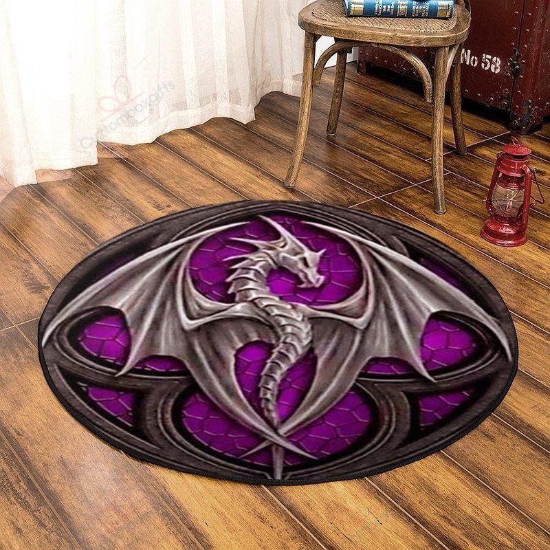 Dragon Pattern 1 Round Carpet Floor Rug Living Room Bedroom Decor Round Area Rug Carpet Dragon Pattern 1 Round Carpet Floor Rug Living Room Bedroom Decor Round Area Rug Carpet