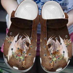 Dragon Personalize Clog Custom Crocs Fashionstyle Comfortable For Women Men Kid Print 3D Cool Dragon