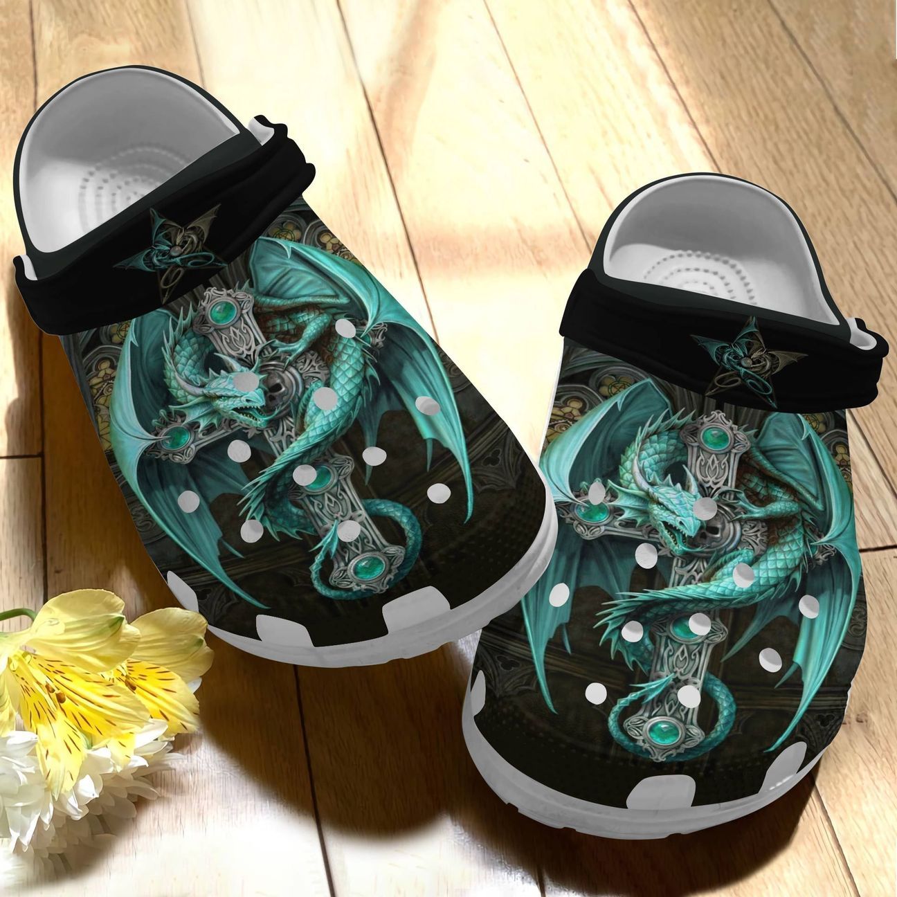 Dragon Personalize Clog Custom Crocs Fashionstyle Comfortable For Women Men Kid Print 3D Gothic Dragon Dragon Personalize Clog Custom Crocs Fashionstyle Comfortable For Women Men Kid Print 3D Gothic Dragon