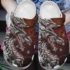 Dragon Personalized Clog Custom Crocs Comfortablefashion Style Comfortable For Women Men Kid Print 3D Red And White