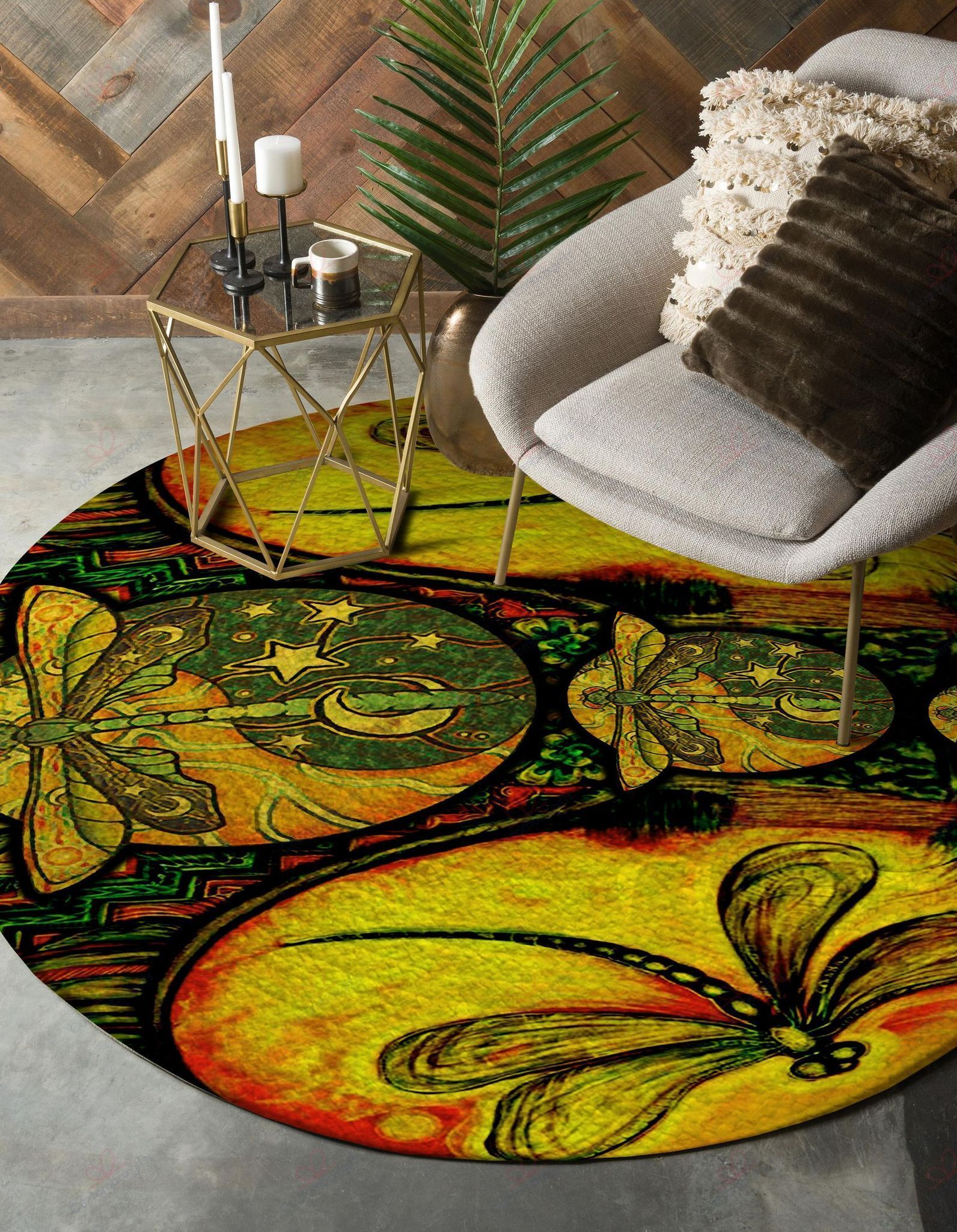 Dragonfly Painting 6 Round Carpet Floor Rug Living Room Bedroom Decor Round Area Rug Carpet Dragonfly Painting 6 Round Carpet Floor Rug Living Room Bedroom Decor Round Area Rug Carpet