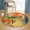Dragonfly Painting 8 Round Carpet Floor Rug Living Room Bedroom Decor Round Area Rug Carpet