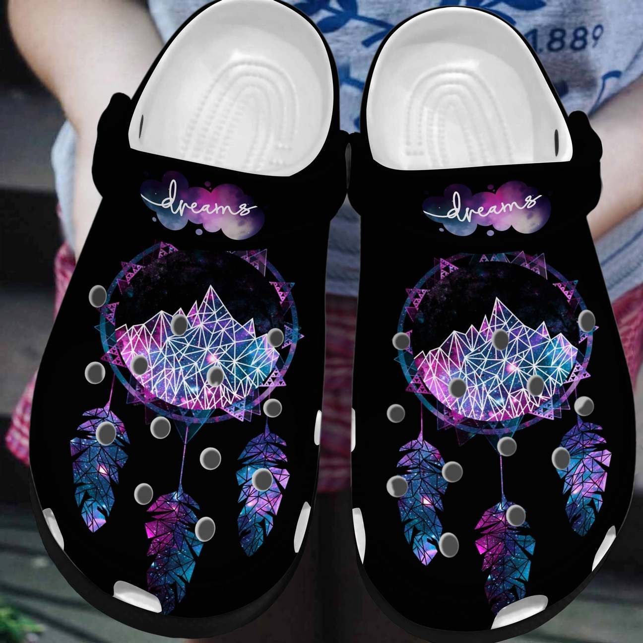Dream Catcher Personalized Clog Custom Crocs Comfortablefashion Style Comfortable For Women Men Kid Print 3D Dream Catcher Dream Catcher Personalized Clog Custom Crocs Comfortablefashion Style Comfortable For Women Men Kid Print 3D Dream Catcher