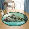 Dream Night Round Carpet Floor Rug Living Room Bedroom Decor Round Area Rug Carpet