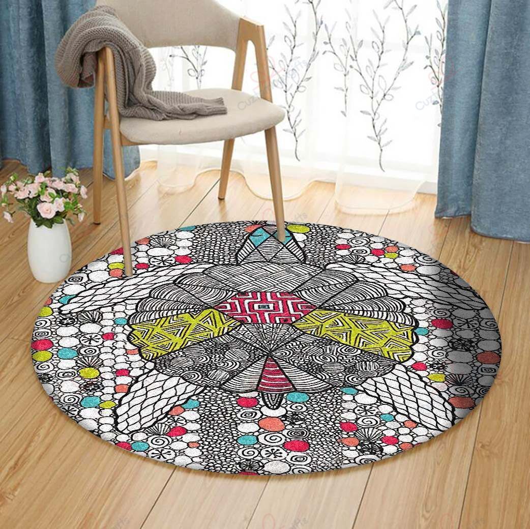 Dream Turtle Round Carpet Floor Rug Living Room Bedroom Decor Round Area Rug Carpet Dream Turtle Round Carpet Floor Rug Living Room Bedroom Decor Round Area Rug Carpet