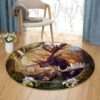 Dreamcatcher Deer Native American Round Carpet Floor Rug Living Room Bedroom Decor Round Area Rug Carpet