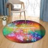Dreamcatcher Nothing Is Impossible Round Carpet Floor Rug Living Room Bedroom Decor Round Area Rug Carpet