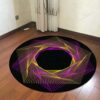 Drum Round Carpet Floor Rug Living Room Bedroom Decor Round Area Rug Carpet