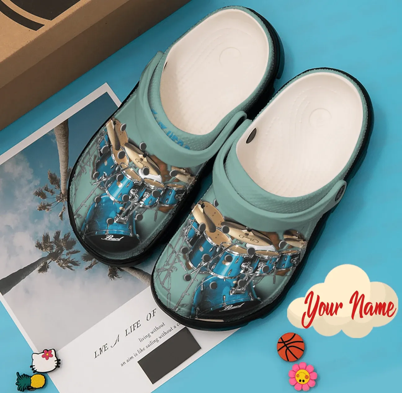 Drum Personalized Clog Custom Crocs Comfortablefashion Style Comfortable For Women Men Kid Print 3D Dance Drum Personalized Clog Custom Crocs Comfortablefashion Style Comfortable For Women Men Kid Print 3D Dance