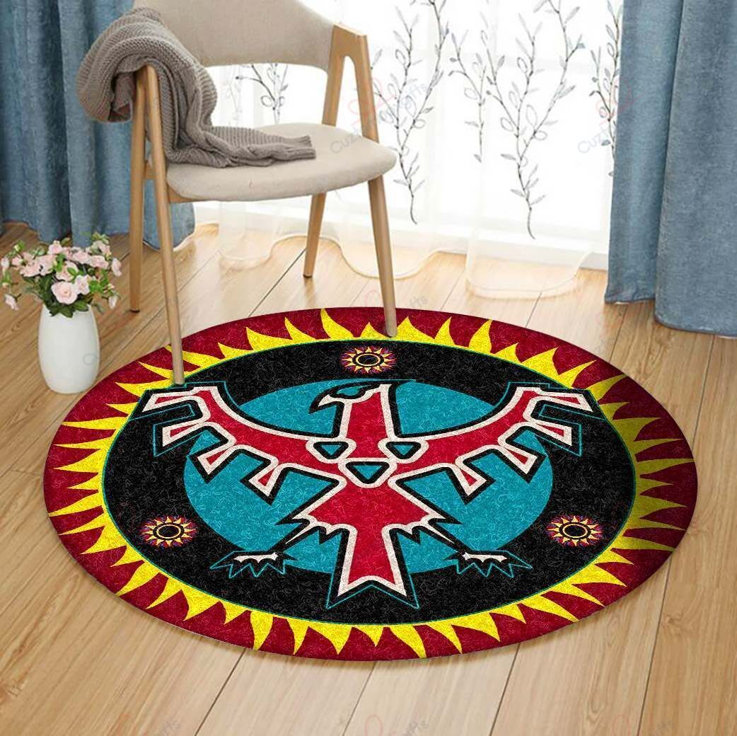 Eagle Native American Round Carpet Floor Rug Living Room Bedroom Decor Round Area Rug Carpet Eagle Native American Round Carpet Floor Rug Living Room Bedroom Decor Round Area Rug Carpet