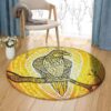 Eagle Pattern 2 Round Carpet Floor Rug Living Room Bedroom Decor Round Area Rug Carpet