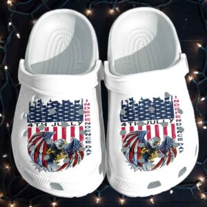 Eagle Usa Shoes – 4Th July Independence Day Crocs Clog Clog Birthday Gift For Men Women