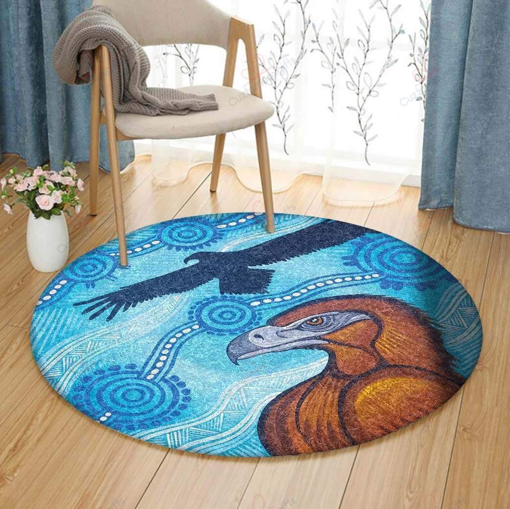 Eagles Dream Round Carpet Floor Rug Living Room Bedroom Decor Round Area Rug Carpet Eagles Dream Round Carpet Floor Rug Living Room Bedroom Decor Round Area Rug Carpet