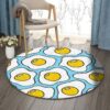 Eggs Round Carpet Floor Rug Living Room Bedroom Decor Round Area Rug Carpet