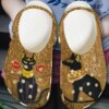 Egypt Cat Personalized Clog Custom Crocs Comfortablefashion Style Comfortable For Women Men Kid Print 3D The Mysterious Egypt Cat