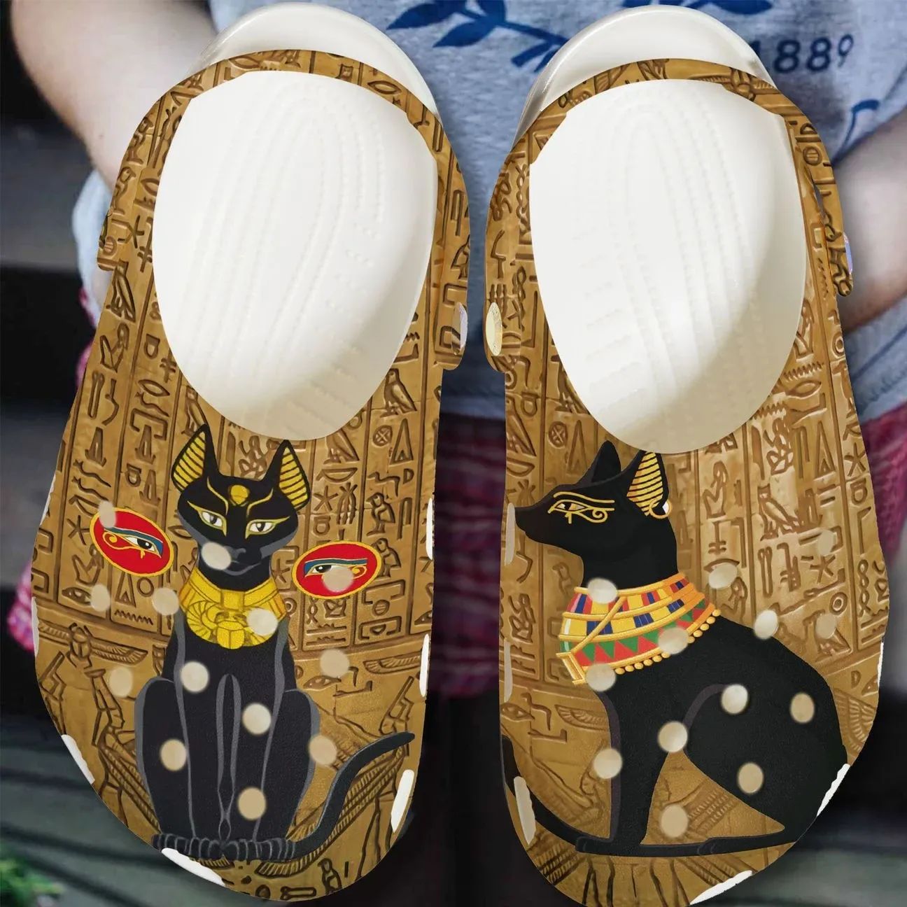 Egypt Cat Personalized Clog Custom Crocs Comfortablefashion Style Comfortable For Women Men Kid Print 3D The Mysterious Egypt Cat Egypt Cat Personalized Clog Custom Crocs Comfortablefashion Style Comfortable For Women Men Kid Print 3D The Mysterious Egypt Cat