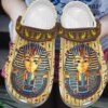 Egypt Personalized Clog Custom Crocs Comfortablefashion Style Comfortable For Women Men Kid Print 3D Golden Pharaoh