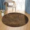 Egyptian Round Carpet Floor Rug Living Room Bedroom Decor Round Area Rug Carpet