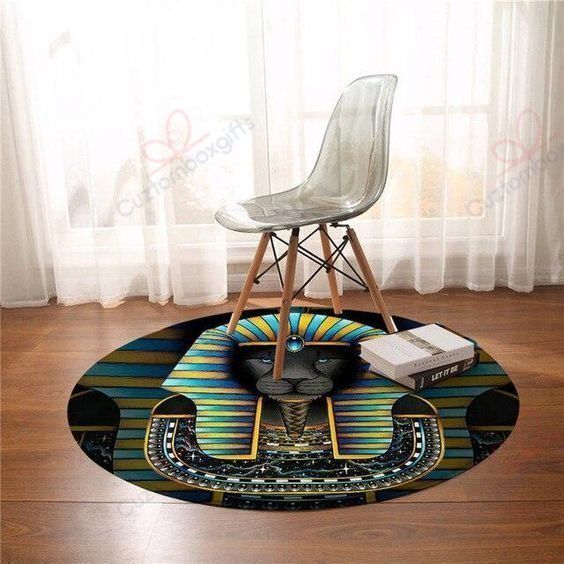 Egyptian Sphynx Cat Round Carpet Floor Rug Living Room Bedroom Decor Round Area Rug Carpet Egyptian Sphynx Cat Round Carpet Floor Rug Living Room Bedroom Decor Round Area Rug Carpet