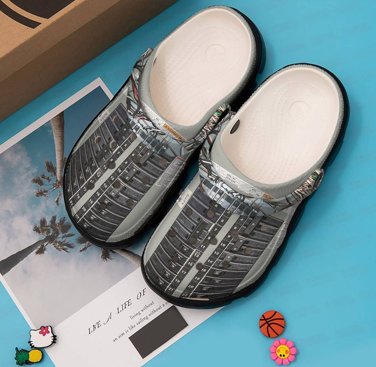 Electrician Personalized Clog Custom Crocs Comfortablefashion Style Comfortable For Women Men Kid Print 3D Electrician Pattern Electrician Personalized Clog Custom Crocs Comfortablefashion Style Comfortable For Women Men Kid Print 3D Electrician Pattern