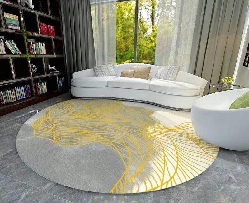 Elegant Round Carpet Floor Rug Living Room Bedroom Decor Round Area Rug Carpet Elegant Round Carpet Floor Rug Living Room Bedroom Decor Round Area Rug Carpet