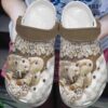 Elephant Crocs Clog Classic Clog Whitesole Elephant Lover Shoes