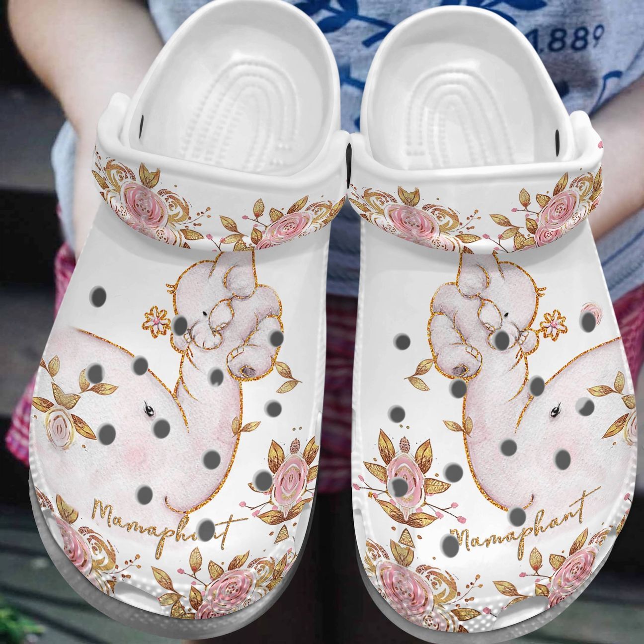 Elephant Personalized Clog Custom Crocs Comfortablefashion Style Comfortable For Women Men Kid Print 3D Mamaphant Elephant Personalized Clog Custom Crocs Comfortablefashion Style Comfortable For Women Men Kid Print 3D Mamaphant
