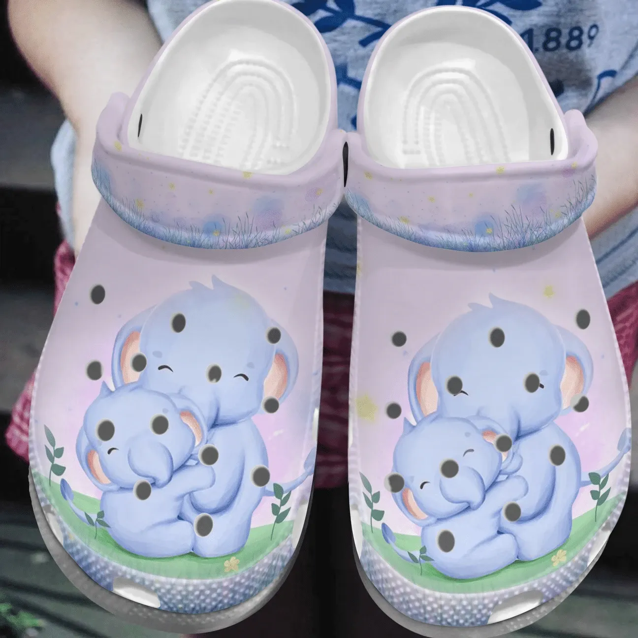 Elephant Personalized Clog Custom Crocs Comfortablefashion Style Comfortable For Women Men Kid Print 3D Mother Elephant Personalized Clog Custom Crocs Comfortablefashion Style Comfortable For Women Men Kid Print 3D Mother