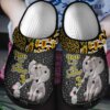 Elephant Personalized Clog Custom Crocs Comfortablefashion Style Comfortable For Women Men Kid Print 3D You Are My Sunshine