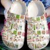 Embroidery Crocs Clog Classic Clog Embroidery Lover Shoes