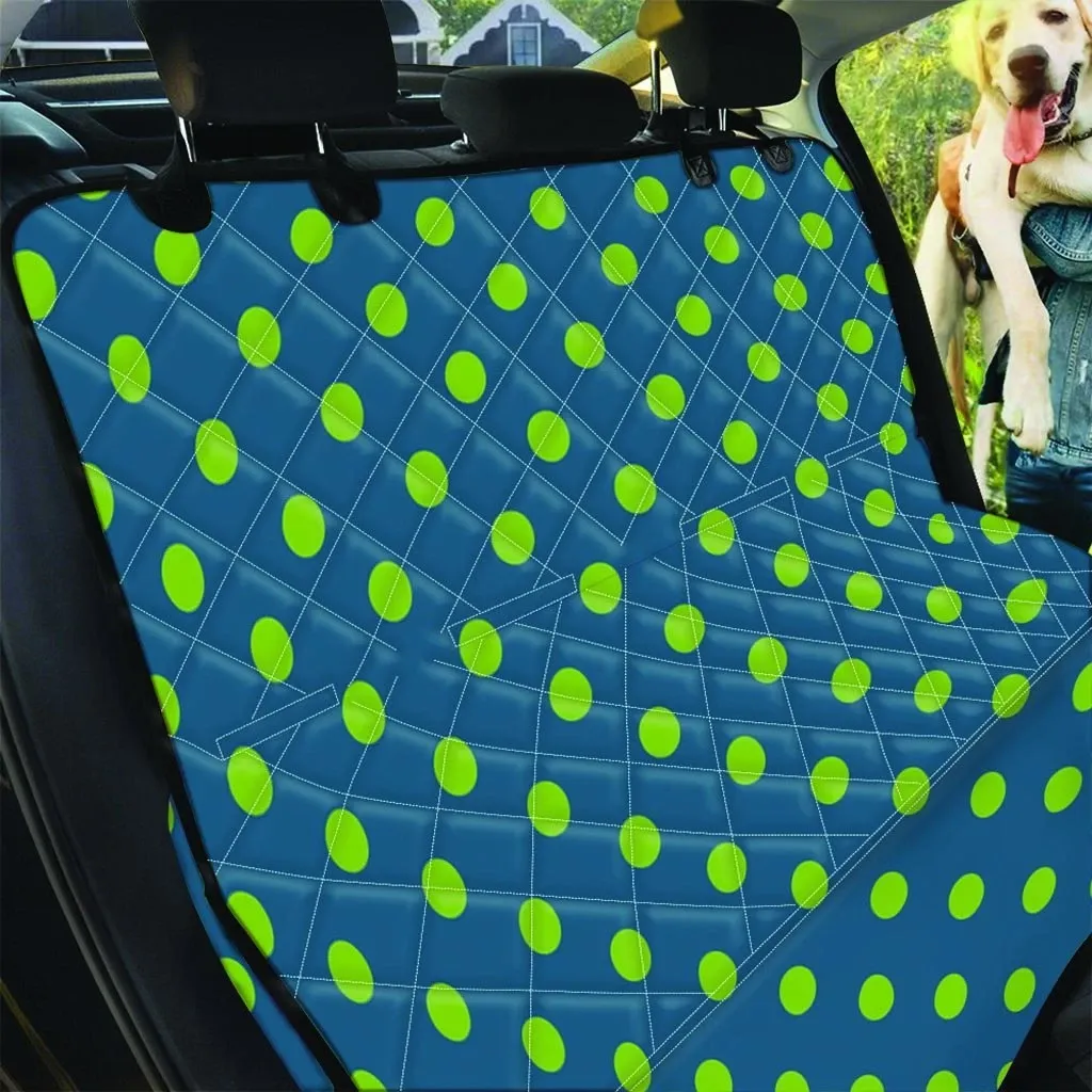 Emerald Green Polka Dot Pattern Car Back Seat Cover Dog Car Seat Covers - 5dfa8764bcb9 Emerald Green Polka Dot Pattern Car Back Seat Cover Dog Car Seat Covers - 5dfa8764bcb9