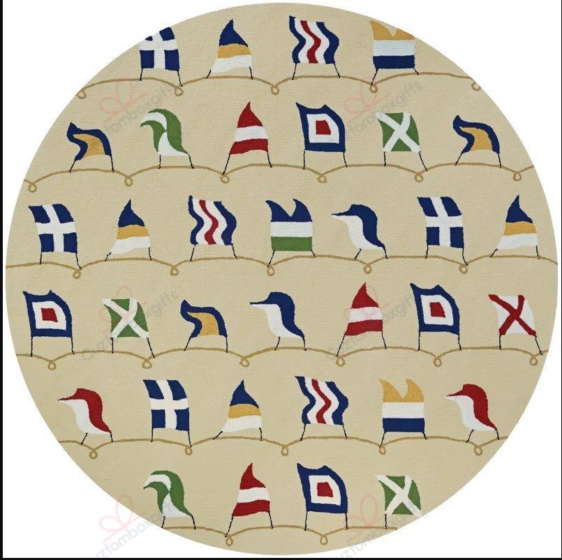 Emmeline Hand Hooked Sand Round Carpet Floor Rug Living Room Bedroom Decor Round Area Rug Carpet Emmeline Hand Hooked Sand Round Carpet Floor Rug Living Room Bedroom Decor Round Area Rug Carpet