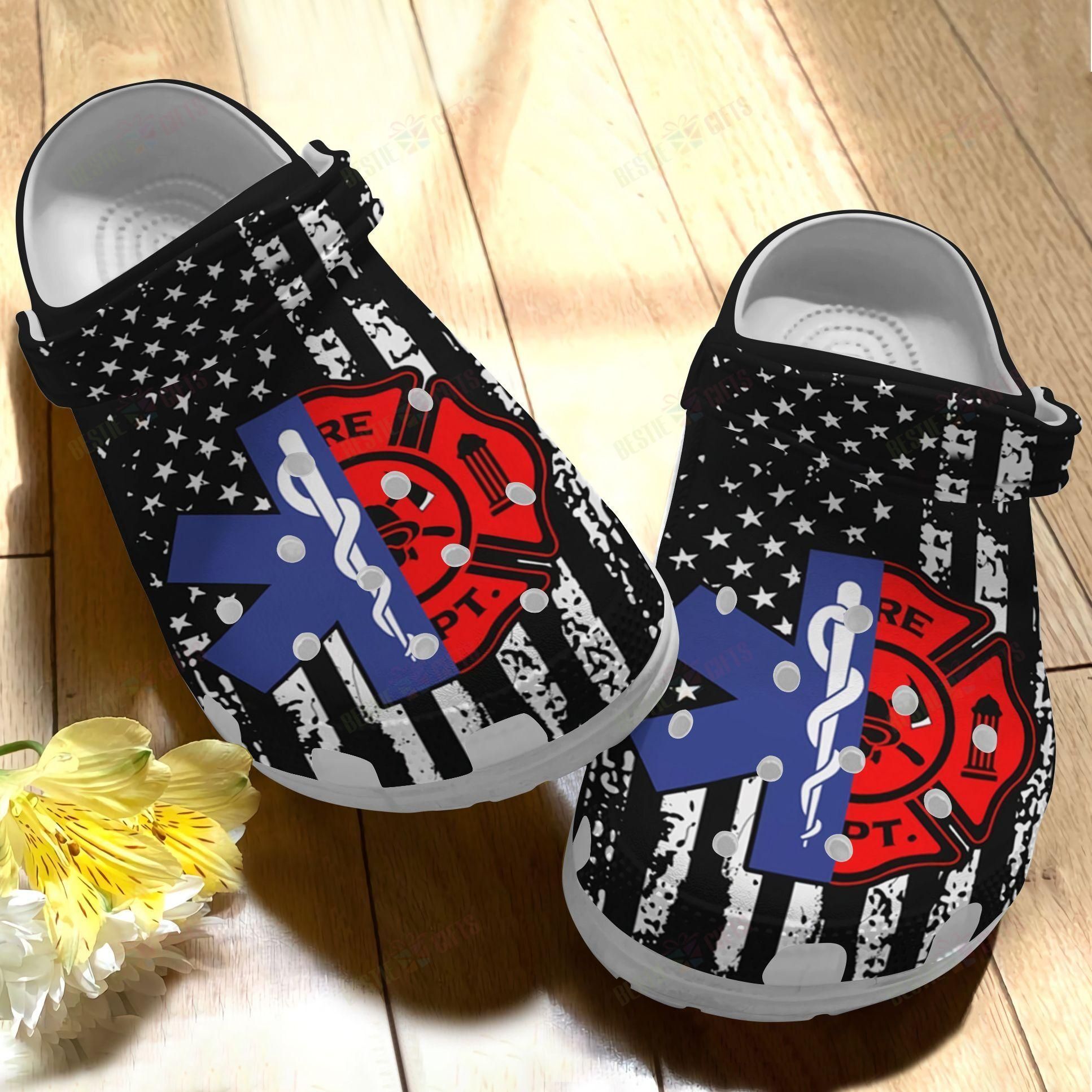 Ems Crocs Clog Classic Clog Whitesole Ems And Firefighter Shoes Ems Crocs Clog Classic Clog Whitesole Ems And Firefighter Shoes