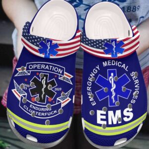 Ems Personalized Clog Custom Crocs Comfortablefashion Style Comfortable For Women Men Kid Print 3D